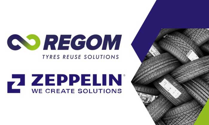 Zeppelin Systems and French end-of-life tires sorting company Regom join forces with AI technology