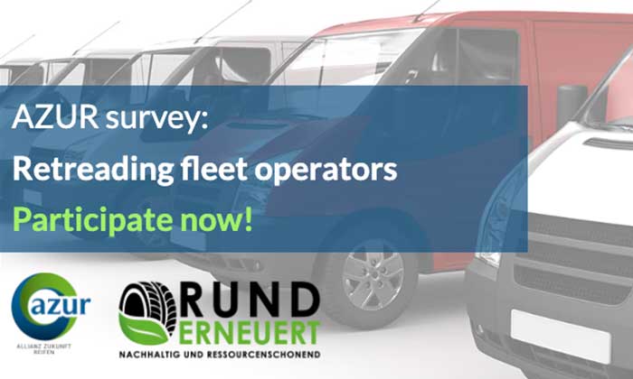 Take part in AZuR’s survey on the use of retreaded tires by fleet operators