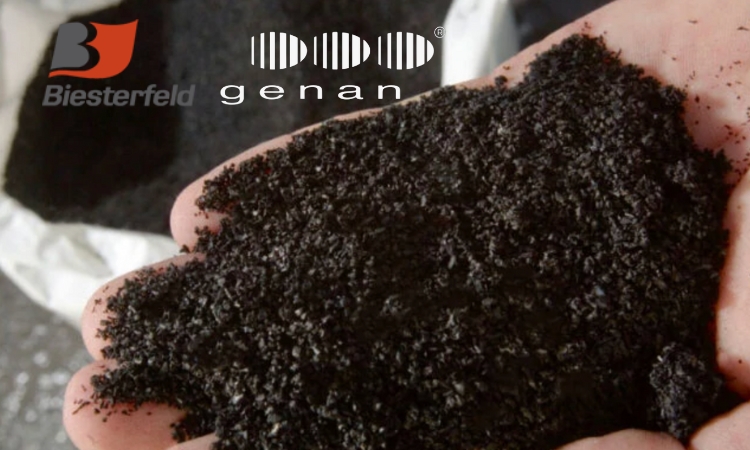 Biesterfeld Performance Rubber selected as distributor for Genan's recycled rubber products
