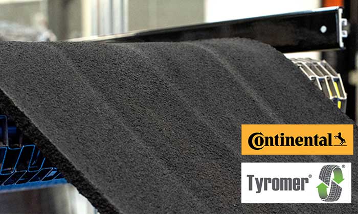 Continental partners with Tyromer to reuse end-of-life tire rubber in production of new tires