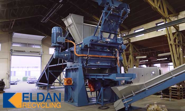 ELDAN presented tire recycling plant set-up for mining tires