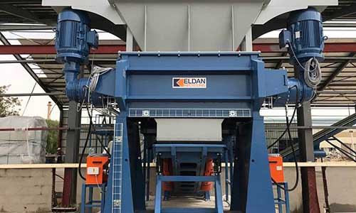 Eldan released new tire shredder with reduced power consumption