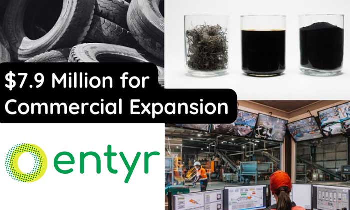 Australian company Entyr Limited raises $7.9 million AUD to expand tire recycling operations