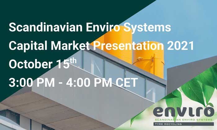 Enviro invites to its virtual Capital Markets Presentation, Oct 15