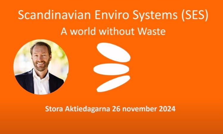 Enviro’s CEO presents expansion plans at Stora Aktiedagarna