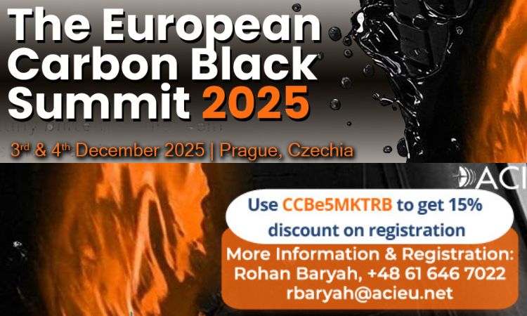 European Carbon Black Summit 2025 in Prague, December 3–4, 15% early registration discount