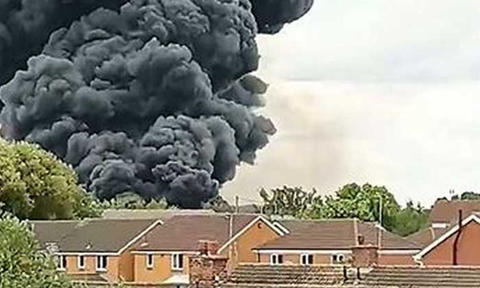 Large fire engulfed yard of one of the UK’s oldest tire recycling operators