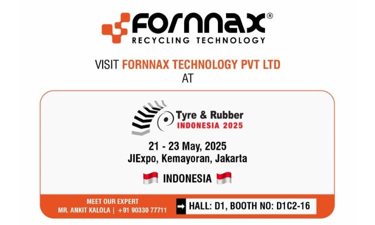 Visit Fornnax Technology at Tyre & Rubber Indonesia 2025, Jakarta, May 21–23