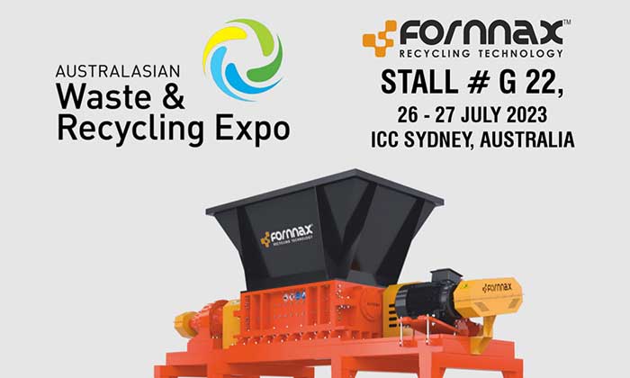 Visit Fornnax Technology at Australasian Waste & Recycling Expo 2023 in Sydney, July 26-27