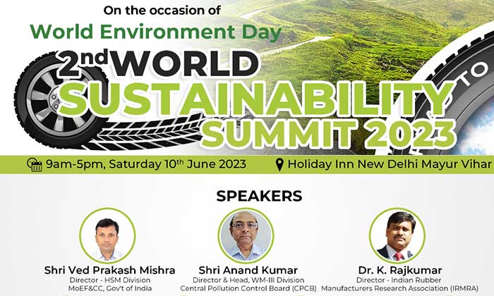 Weibold takes part at World Sustainability Summit 2023 in New Delhi on June 10, 2023