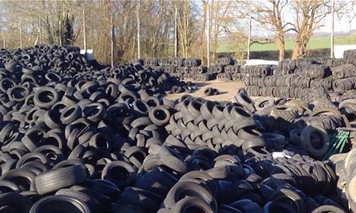 British tire recycling company applies for permit to clear massive tire stockpile in Hertfordshire