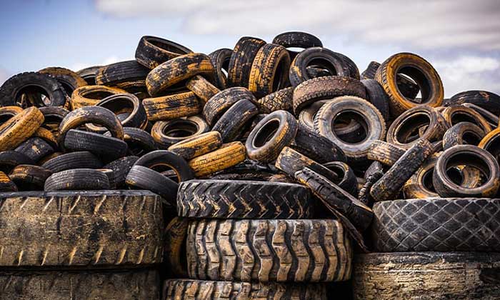 Illegal tire dumping continues in the United Kingdom