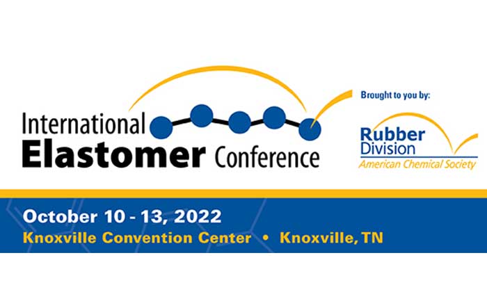 International Elastomer Conference to be held in Knoxville from October 10-13, 2022