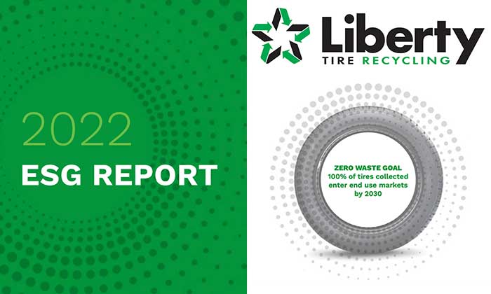 Liberty Tire Recycling unveils 2022 ESG Report: advancing sustainability for greener future