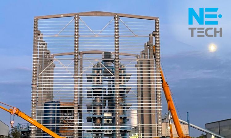 NE-TECH achieves major construction milestone at its Karcag pyrolysis facility