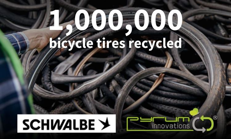 Pyrum achieves milestone in bicycle tire recycling with Schwalbe partnership