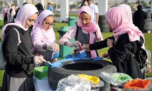 Qatar’s efforts to promote use of scrap tire rubber and build up tire recycling