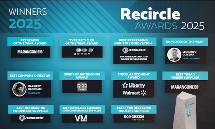Winners of the 2025 Recircle Awards announced Live at Autopromotec