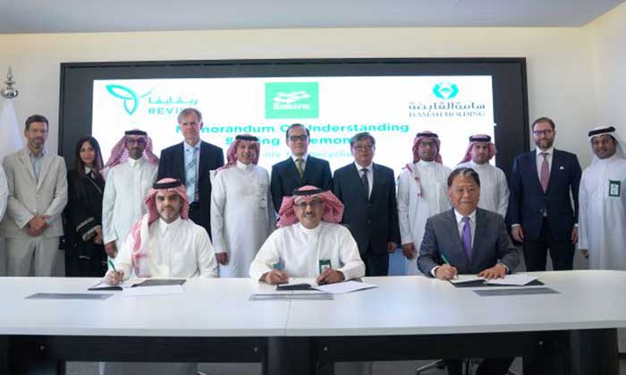 Saudi Arabia’s Reviva signs agreement with Enrestec and HAMAH to recycle end-of-life tires