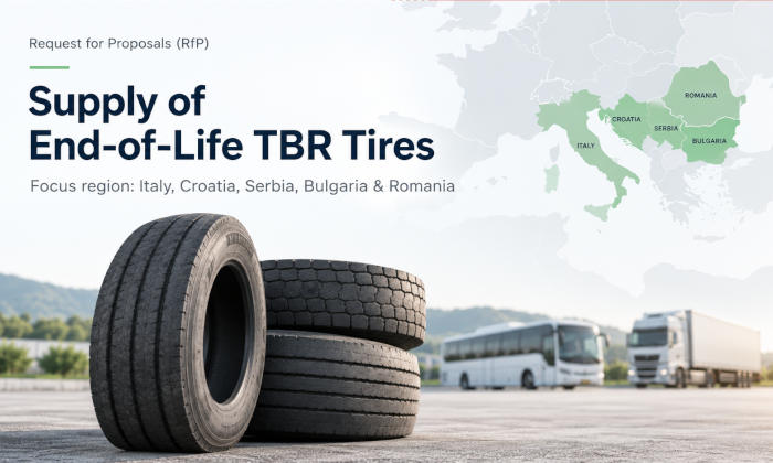 Request for proposals: Long-term supply of end-of-life truck and bus tires