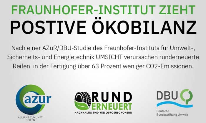 German AZuR presents "Ökobilanz", advocates tire retreading