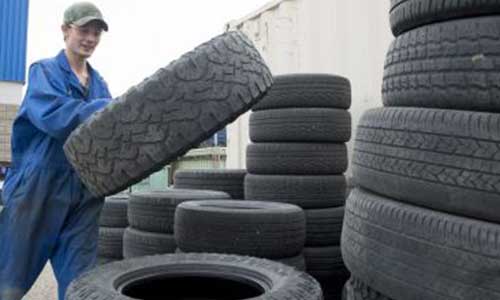 Saskatchewan spends $3 million to remove waste tires from an old tire recycling plant