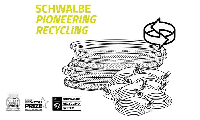 Schwalbe Recycling System won Eurobike Innovators Prize