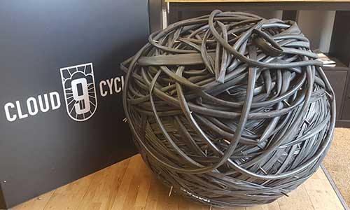 European tire company teams up with bike shops to boost inner tube recycling in UK