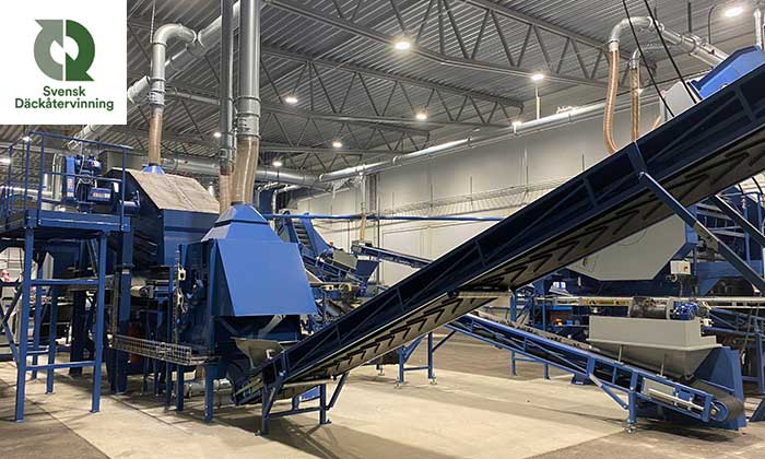 Swedish Tire Recycler Association launches tire recycling facility in Linköping