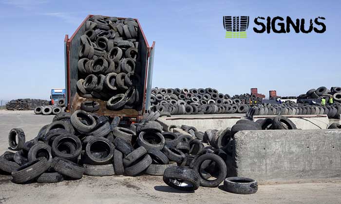 SIGNUS collected 200,000 tons of end-of-life tires in Spain in 2021
