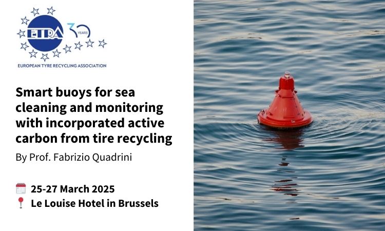 Smart buoys with recycled tire carbon to be showcased at ETRA Conference 2025