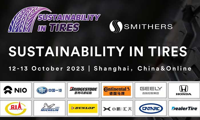 Sustainability in Tires 2023 taking place on October 12-13 in Shanghai, China