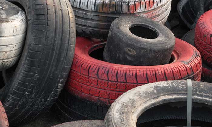 Smuggled items are found in end-of-life tires shipment by Pakistani customs