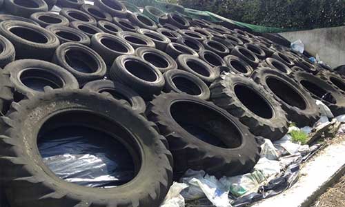 Staggering amount of scrap tires collected from Irish farmers for recycling