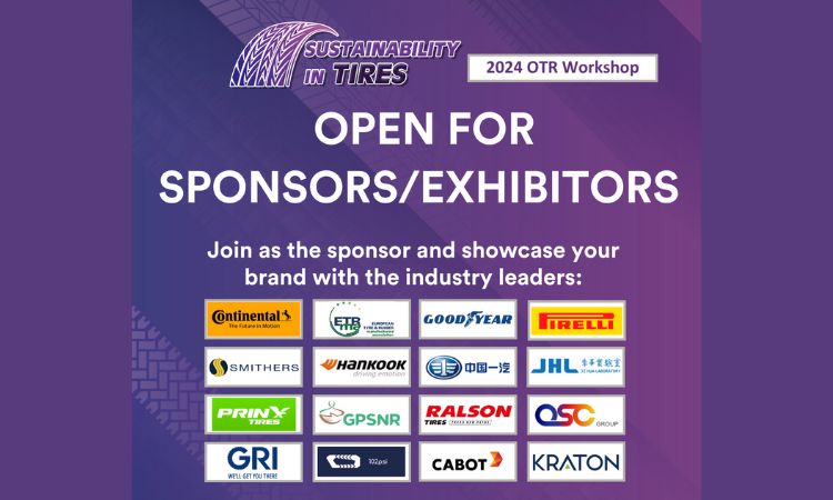 Sustainability in Tires 2024, Shanghai, China: Open for sponsors and exhibitors