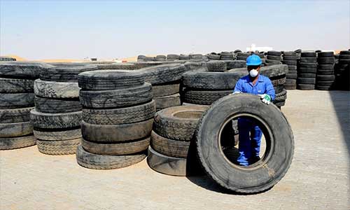 Abu Dhabi tire recycling plant processes almost 7,000 tons in eight months