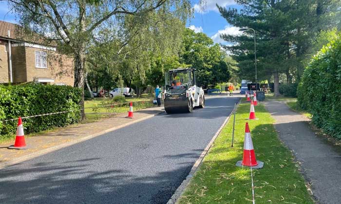 Southampton City Council paves roads with rubber modified asphalt