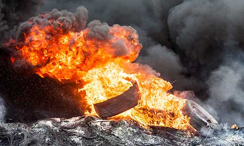 Minnesota investigates cases of illegal tire incineration