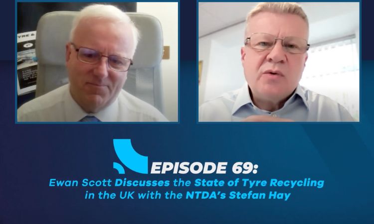 Episode 69 of Tyre Recycling Podcast interviews Stefan Hey, NTDA's Chief Executive