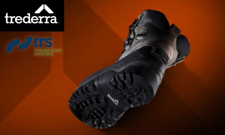 Tyre Recycling Solutions and Trederra introduced footwear outsole rubber made from recycled tires