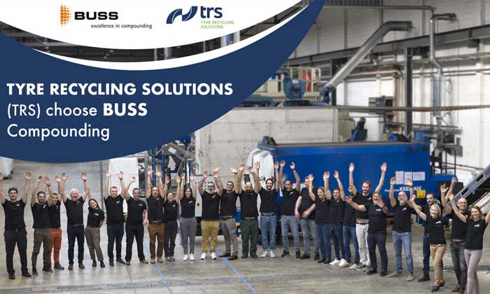 Swiss TRS choose BUSS Compounding Technology to manufacture performance materials from end-of-life tires