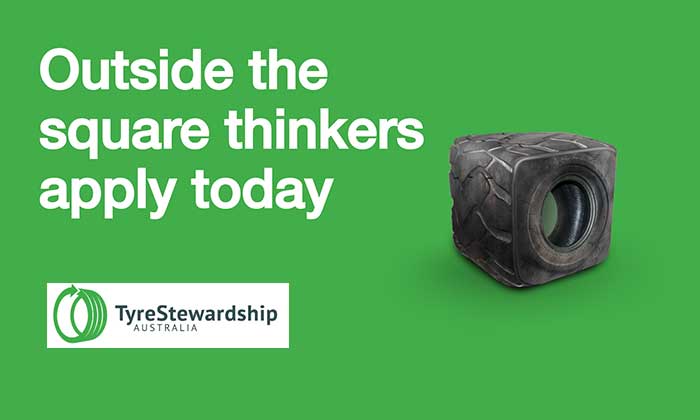 Think outside the square: Tyre Stewardship Australia funding next big idea in off-the-road tire recovery