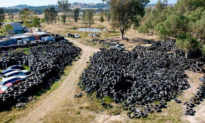 TSA explains how to end tyre dumping for good in Australia