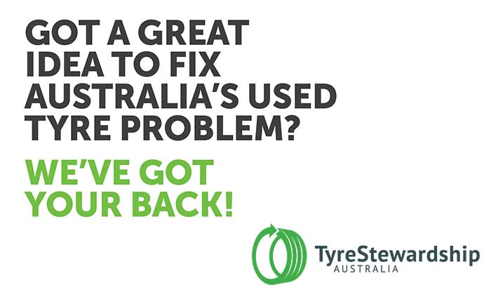 Tyre Stewardship Australia launches 3 funding streams to accelerate innovation in tire recycling