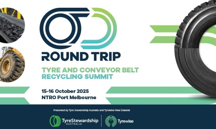 TSA and Tyrewise will host 2025 Round Trip: Tyre & Conveyor Belt Recycling Summit in Melbourne, Australia
