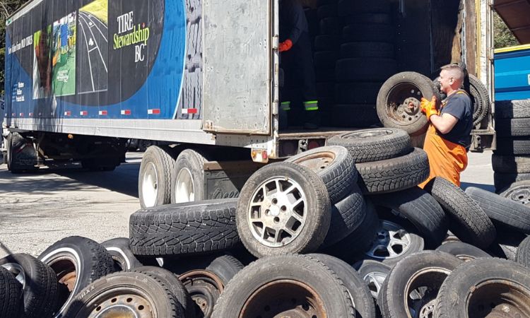 TSBC and Liberty Tire’s 2024 initiative collects 14,221 orphan tires across British Columbia