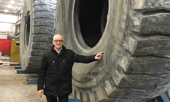 Canadian devulcanization company turns old tires into new tires in the Netherlands