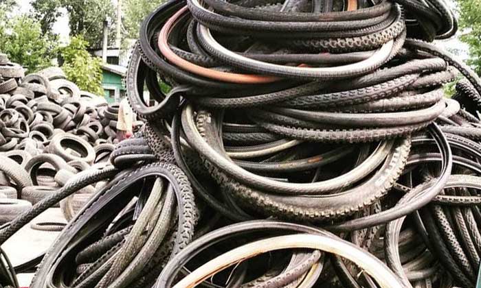 Leading bicycle distributor links up with tube and tyre recycling company in the UK