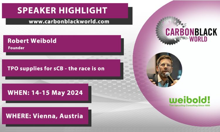 Robert Weibold speaks at Smithers Carbon Black World 2024: get special speaker 15% discount
